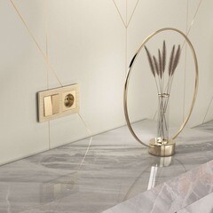 Розетка Werkel встраиваемая шампань (a050867) - фото 7