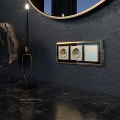 Розетка Werkel встраиваемая шампань (a050867) - фото 4