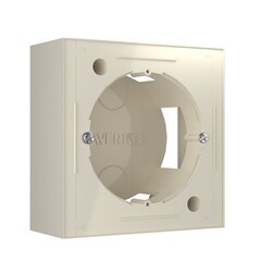 Коробка монтажная Werkel Ретро одноместная накладная слоновая кость (a053526) - фото 1