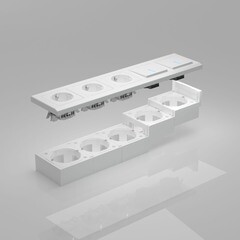 Коробка монтажная Werkel Ретро одноместная накладная белая (a053525) - фото 3