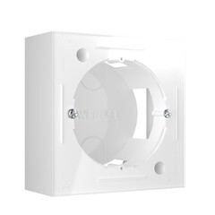 Коробка монтажная Werkel Ретро одноместная накладная белая (a053525) - фото 1