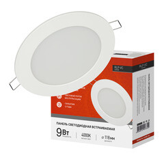 Светильник встраиваемый светодиодный белый 9 Вт 4000К IP40 IN HOME RLP-VC (4690612023359) - фото 2