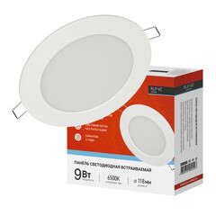 Светильник встраиваемый светодиодный белый 9 Вт 6500К IP40 IN HOME RLP-VC (4690612024523) - фото 3