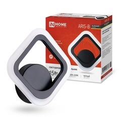 Бра IN HOME Elegant Aris светодиодное 15 Вт 230 В черное 3000-6500К IP40 (4690612035338) - фото 2