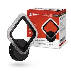 Бра IN HOME Elegant Aris светодиодное 15 Вт 230 В черное 3000-6500К IP40 (4690612043128) - фото 2
