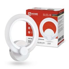 Бра IN HOME Elegant Bliss светодиодное 15 Вт 230 В белое 3000-6500К IP40 (4690612035345) - фото 2