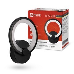 Бра IN HOME Elegant Blissar светодиодное 15 Вт 230 В черное 3000-6500К IP40 (4690612043142) - фото 2