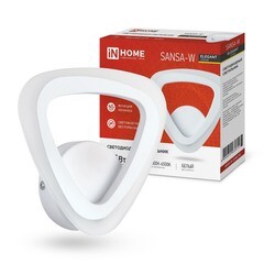 Бра IN HOME Elegant Sansa светодиодное 15 Вт 230 В белое 3000-6500К IP40 (4690612035307) - фото 2