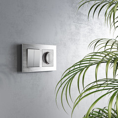 Выключатель Werkel двухклавишный встраиваемый серебряный перекрестный (a058435) - фото 3