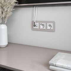 Розетка телевизионная/ компьютерная Werkel встраиваемая белая TV/ RJ45 (a056109) - фото 3