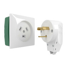 Комплект для подключения электроплит Werkel встраиваемый белый с вилкой (a053500) - фото 1