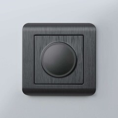 Диммер Werkel встраиваемый графит рифленый поворотно-нажимной (a051686) - фото 4