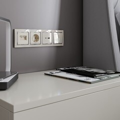 Розетка Werkel встраиваемая слоновая кость (a051478) - фото 11