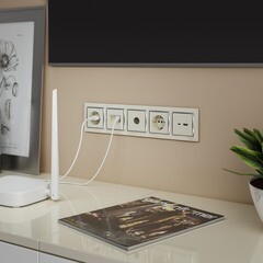 Розетка Werkel встраиваемая слоновая кость (a051478) - фото 9