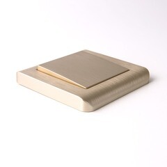 Выключатель Werkel одноклавишный встраиваемый шампань рифленый проходной (a051435) - фото 6