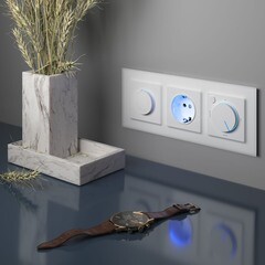 Диммер Werkel встраиваемый белый поворотно-нажимной с подсветкой (a051137) - фото 4