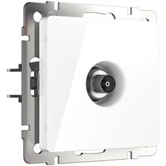 Изображение товара Розетка телевизионная Werkel встраиваемая белая (a051116)