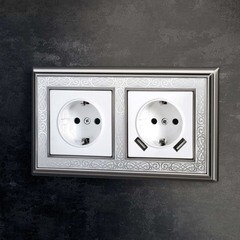 Розетка Werkel встраиваемая белая (a051108) - фото 9