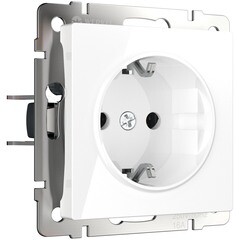 Розетка Werkel встраиваемая белая (a051108) - фото 1