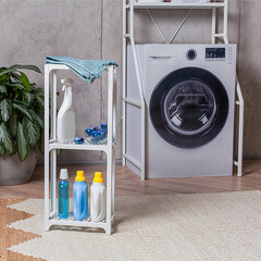 Этажерка для ванной Ulitka 750х300х150 мм металл белая (74104098/27564) - фото 9