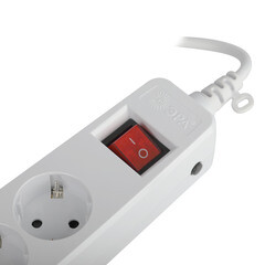 Сетевой фильтр Эра 5 розеток 3 м 10 А 2,2 кВт белый (Б0027829) - фото 4