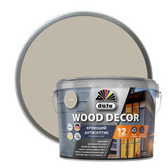 Изображение товара Антисептик Dufa Wood Decor кроющий декоративный для дерева галечный 9 л