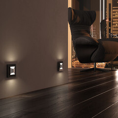 Подсветка для лестниц встраиваемая светодиодная белая 1 Вт 4000К IP20 Werkel (a057494) - фото 2