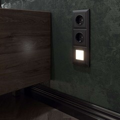 Подсветка для лестниц встраиваемая светодиодная черная 1,5 Вт 4000К IP20 Werkel (a051613) - фото 2