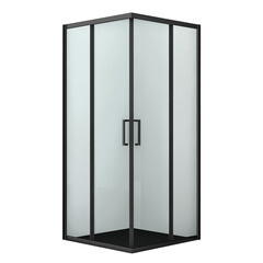 Изображение товара Душевой уголок WasserKraft Dill 61S черный 90х90х200 см квадрат стекло прозрачное 6 мм (61S03)