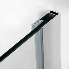 Душевой уголок WasserKraft Leine 35P хром 90х90х200 см пятиугольник стекло прозрачное 6 мм (35P11) - фото 4