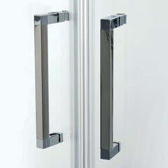 Душевой уголок WasserKraft Main 41S хром 100х100х200 см квадрат стекло прозрачное 6 мм (41S19) - фото 3