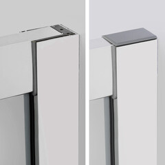 Душевой уголок WasserKraft Main 41S хром 100х100х200 см квадрат стекло прозрачное 6 мм (41S19) - фото 7