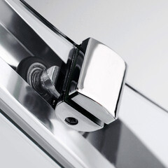 Душевой уголок WasserKraft Lippe 45S хром 80х80х185 см квадрат стекло прозрачное 6 мм (45S02) - фото 2