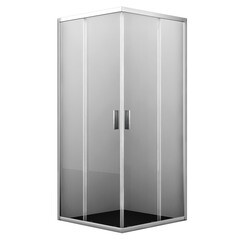 Изображение товара Душевой уголок WasserKraft Lippe 45S хром 90х90х185 см квадрат стекло прозрачное 6 мм (45S03)