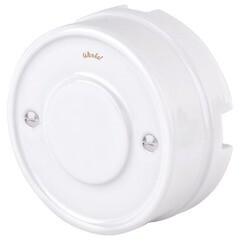 Изображение товара Коробка распределительная Werkel Ретро накладная белая (a051308)