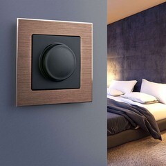 Диммер Werkel встраиваемый черный матовый поворотно-нажимной (a051620) - фото 6