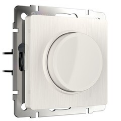 Диммер Werkel встраиваемый перламутровый рифленый поворотно-нажимной (a051183) - фото 1