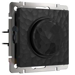 Диммер Werkel Hammer встраиваемый черный поворотно-нажимной (a052043) - фото 1