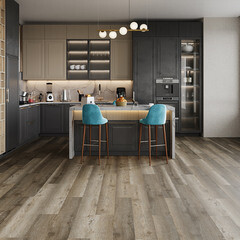 Плитка кварцвиниловая Natisston Maestro дуб антик замковая 2,232 кв.м 4 мм с фаской - фото 7