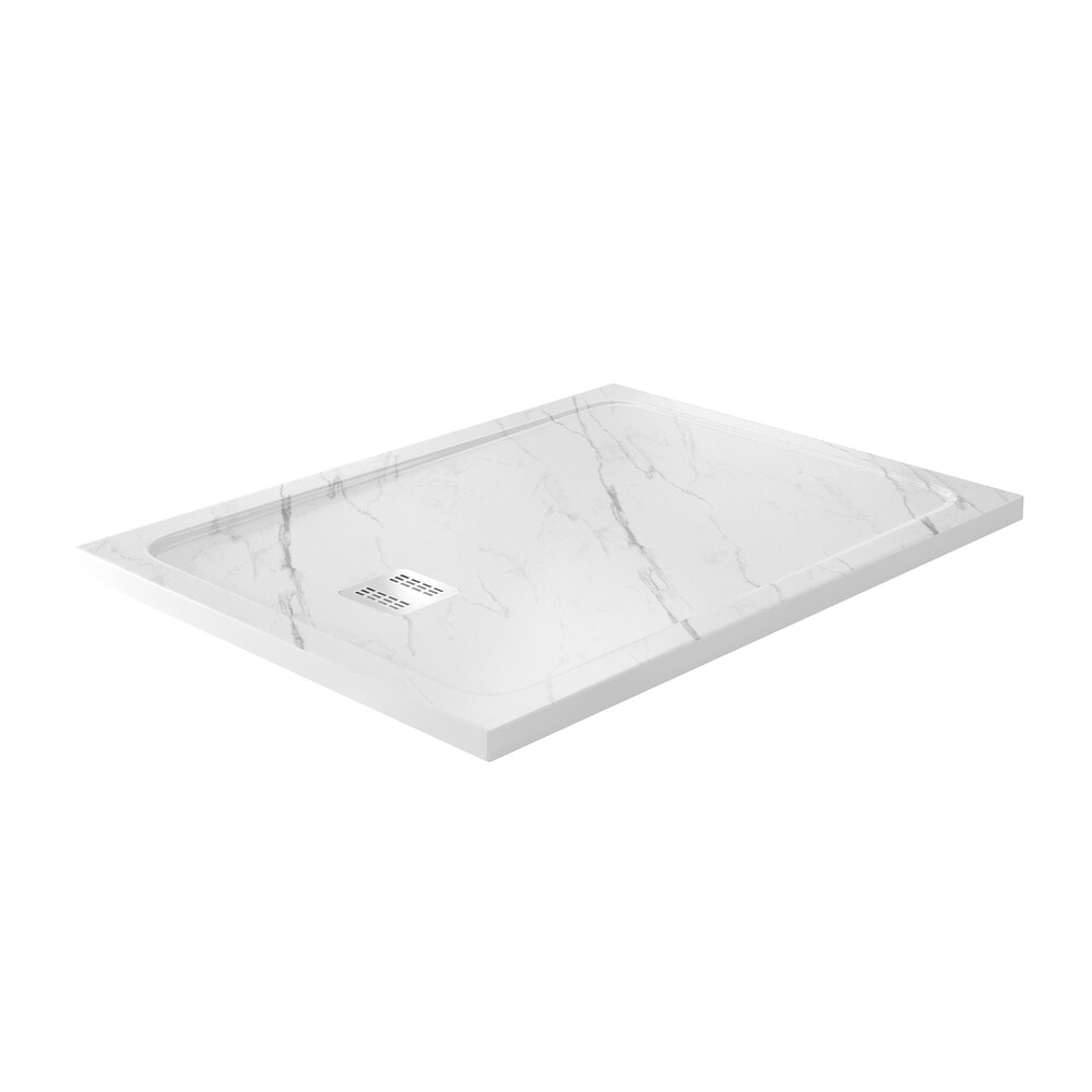 Изображение товара Поддон WasserKraft Rhin искусственный камень 120х90х4 см низкий для душа