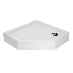 Изображение товара Поддон WasserKraft Isen акриловый 90х90х17,5 см трапеция белый средний (26T11)