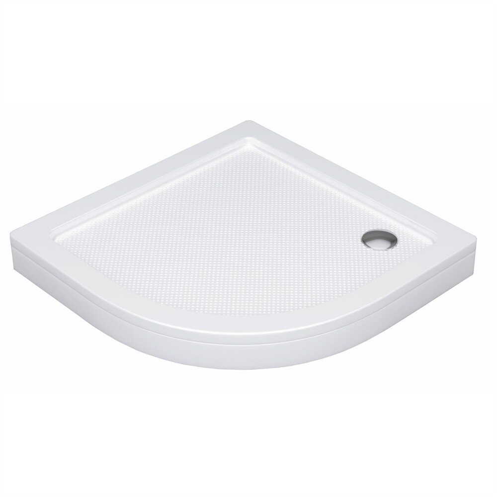 Изображение товара Акриловый поддон WasserKraft Isen 100х100 см, четверть круга, белый