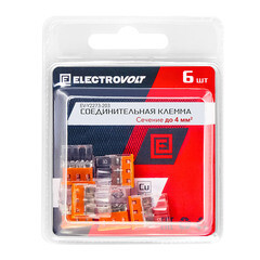 Клемма на 3 провода Electrovolt 2273-203 0,5-2,5 кв.мм самозажимная без пасты (6 шт.) (ЦБ-00015533/605016) - фото 2