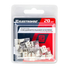 Клемма на 2 провода Electrovolt 2273-202 0,5-2,5 кв.мм самозажимная без пасты (20 шт.) (ЦБ-00015532/605009) - фото 4