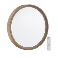 Изображение товара Светильник светодиодный накладной Sonex Pale 3000-6000К 72 Вт 18 кв.м светло-коричневый IP43 с пультом (7603/EL)