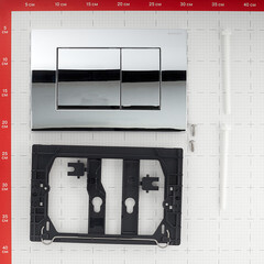 Клавиша смыва для инсталляций Geberit Delta 30 хром (115.137.21.1) - фото 10