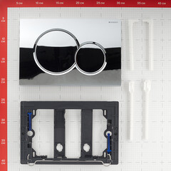 Клавиша смыва для инсталляций Geberit Sigma 01 хром глянцевый (115.770.21.5) - фото 9