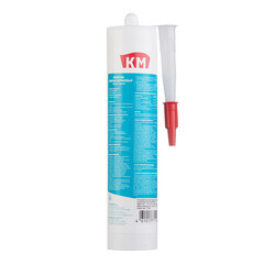 Герметик силикон-акриловый универсальный КМ белый 280 мл - фото 2