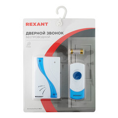 Звонок Rexant RX-2 (73-0020) беспроводной с кнопкой 32 мелодии белый водонепроницаемая кнопка - фото 9