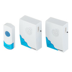 Звонок Rexant RX-5 (73-0050) беспроводной с кнопкой 32 мелодии белый две вызывные панели - фото 11